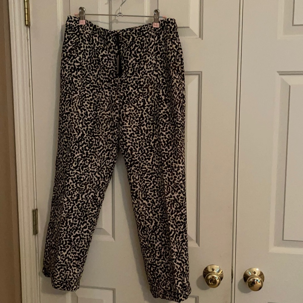 NWT Seventy Sergio Teton pants leopard print.